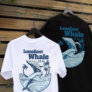 Loneliest Whale 52 Hz T-Shirt-Cotton
