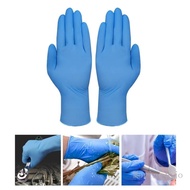 JoJo 12Pairs Nitrile Gloves with Long Cuff Chemical Protections Reusable Kitchen Gloves for Healthcare and Cleaning Fiel