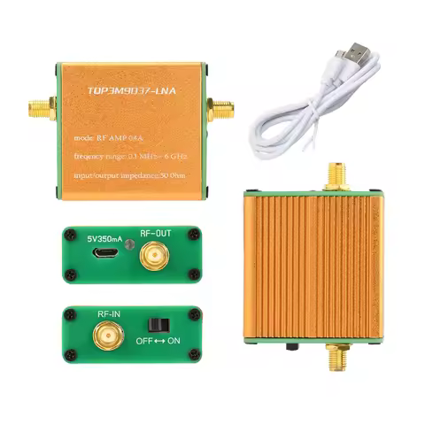 TQP3M9037-LNA Radio Signal Booster 20db High Gain Lna Rf Power Preamplifier Module 100k-6GHz Full-Ba