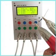 JoJo LCR Tester Resistance Inductance Capacitance Digital Bridge XJW01 ESR Meter LCR Multimeter with Power Cable LCD Dis