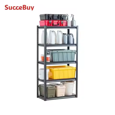 VEVOR 5-Tier Garage Storage Shelves 2000 lbs Adjustable Metal Shelving Utility Rack Shelf for Kitche