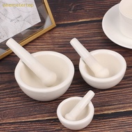 Onemetertop 60/80/100mm Mortar Pestle Spice Crusher Ceramics Bowl Tough Foods Pepper Gingers SG