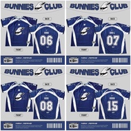 LZ59 NewJeans BUNNIES CLUB number 06 07 08 15 22 Cosplay cloth 3D summer T-shirt Anime Short Sleeve 