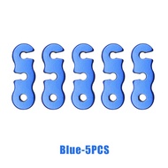 10Pcs/Set Stoper Guyline Pengencang Stopper Tali Tenda Bahan Aluminium Alloy Aksesoris Camping
