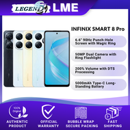 Infinix Smart 8 Pro (8GB*RAM+128GB ROM) Original Smartphone Infinix Malaysia Warranty