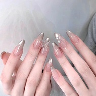 Wear Nails Almond Nails Spring Summer Grade Manicure Detachable Fake Nails Wear Nails 25.9.9