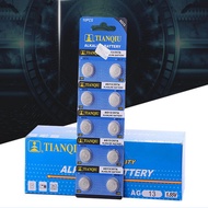 READY STOCK  -  LR44 / AG13 / 357A TIAN QIU BUTTON CELL BATTERY / LONG LASTING 10PCS / PACK