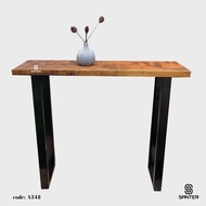 A348. Chengal Emas Solid Wood Bar Table / Console Table