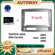 Android รถวิทยุแผง Mount กรอบเครื่องเล่นวิดีโอสเตอริโอ DVD Dashboard Mount Kit สำหรับ Toyota VIOS 2003 2004 2005 2006