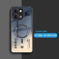 HP Shiny Glass Softcase For VIVO Y51 PRO Y500I Y31D - Casing VIVO Y51 PROhp - VIVO Y500I - NEWEST VI