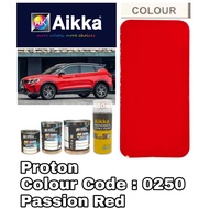 AIKKA AUTOMOTIVE PAINT / PROTON X50 A0250 / PASSION RED /  TOUCH UP PAINT / DIY CAT SPRAY TIN / CAT 