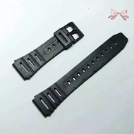 New STRAP WATCH CASIO CA53W CA-53W CA53 RUBBER STRAP CASIO CA53 CA53W WATCH STRAP BLACK