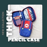Thick pencil case - pencil case - pencil box - art pouch