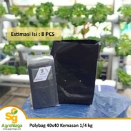 Polybag 40x40 1/4 kg packaging Estimated contents 8 pcs