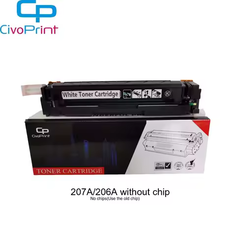 Civoprint 206A 207A White Toner Cartridge Compatible for HP Laserjet Pro M255 M255dw M255nw MFP M282