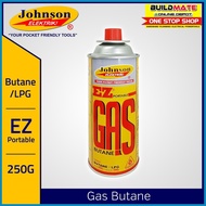 JOHNSON ELEKTRIK EZ Gas Butane for Portable Gas Stove 250 Grams BUILDMATE
