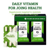 [FromBio] Boswellia Joint Supplement 30 Tablets - Boswellia, Frankincense, Calcium, Vitamin D - Caltrate Bone Muscle Support - Chondroitin Glucosamine Zinc Magnesium