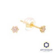 TT4 Arthesdam Jewellery 18K Yellow Gold 0.10CT Diamond Earrings