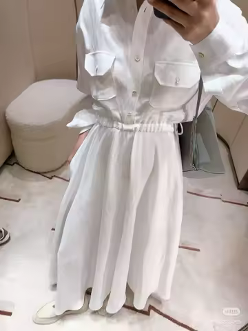 2026 summer fashion women luxury long sleeve casual linen dress for ladies high quality dresses 2 co