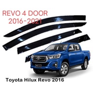 MJ TOYOTA HILUX REVO 4 DOOR 4 INCH DOOR VISOR