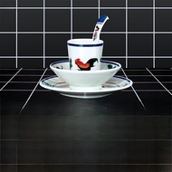 Retro Chinese Style Chicken Public Bowl Dinnerware Set Fork Chorizo Rice Bowl Commercial Use Vintage