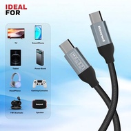 Honeywell Type C to Type C USB 3.1 Cable, 4 Feet (1.2M), Max Output 5A 100W, QC 3.0,