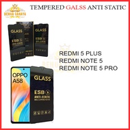 Bc - TEMPERED GLASS ANTI STATIC REDMI NOTE 5 NOTE 5 PRO REDMI 5 PLUS