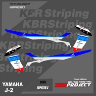 YAMAHA JUPITER Z motorcycle striping Racing J-2 motorcycle sticker variations