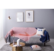 Nordic geometric sofa blanket simple carpet tapestry sofa towel knitted blanket bedspread home texti