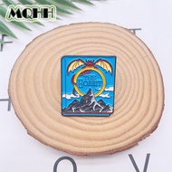 MQHH Creative Anime Hobbit Peripheral Brooch Magic Book Charizard Alloy Badge Unique Jewelry