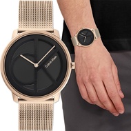 Calvin Klein 凱文克萊 CK 經典Logo 米蘭帶手錶-40mm(25200029)