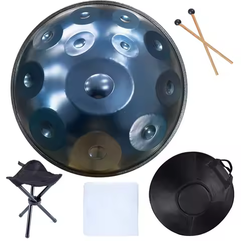 9/10/12 Notes 22 Inches 440/432hz Professional in D Minor Steel Handpan Drum Percussion Instrument f