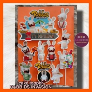 RABBIDS INVASION CAKE TOPPER READY STOCK