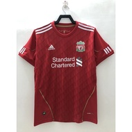 Throwback Jersey 10 Liverpool At Home Football Jersey