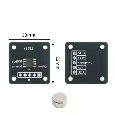 MT6701 Magnetic Encoder Module PWM/i2c Brushless Motor Encoder Replaces AS5600 Small volume Module i