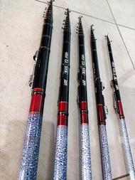 Tegek Pancing Emran Orca TJL Set Kolong Ruas Pendek 180 210 240 270 300 360 450 Ros Fiber Murah