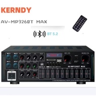 Kerndy Bluetooth 5.2 Amplifier Eq Audio Av326Bt Max Channel 2.1 Full Bass Subwoofer Amplifier Karaok