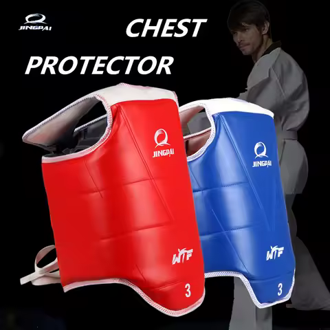 Traditional Taekwondo chest guard kids men women student red blue Karate Taekwondo protectors WTF ap