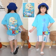 VI - SETELAN BAJU MAIN DAN HARIAN ANAK CEWEK COWOK/PEREMPUAN LELAKI 2-8 TAHUN MINION SPONGEBOB UPIN