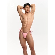 U-PRO | UnderwesrPRO-062 Threaded Bow Bikini Tanga Brief Men's Underwear Small Edge Sexy