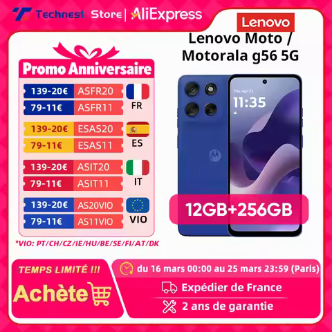 Global Version Lenovo moto g56 5G Motorola g56 5G MediaTek Dimensity 7060 6.72inches 120Hz display 5