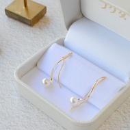 Akoya珍珠 耳環 18K金 海水珍珠 日本製