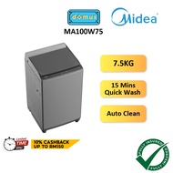 Midea Washing Machine 7.5KG Top Load Washer Mesin Basuh Auto Murah 7.5KG 洗衣机 洗衣機 MA100W75