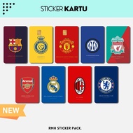 Skin Card, ATM FOOTBALL CLUB 2 Theme | Decorative ATM Card Sticker, Apartment Card - Waterproof