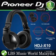 Pioneer DJ HDJ-X10 Closed Back Dynamic Flagship Over Ear Professional DJ headphones with Carry Case 