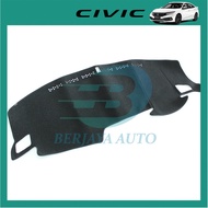 Honda Civic 10th Gen 2016-2020 Dashboard Carpet Cover  Berjaya Auto Aksesori Kereta