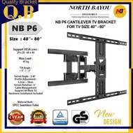 DISC PRICE - NORTH BAYOU NB P6 45 49 50 55 60 65 70 75 INCH SWIVEL TV BRACKET 45-75