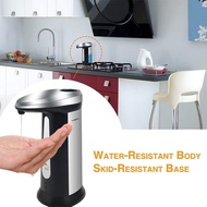400ML Automatic Soap Dispenser Smart Infrared Sensor Touchless Shower Gel Liquid Foam Dispensador Bottle for Kitchen Bathroom Christmas Present Gift