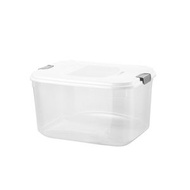家用食品收納箱 拉蓋米桶功能密封防蟲防潮加厚米箱 顏色隨機/個，尺寸:大號25斤容量