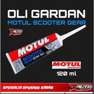 GEAR OIL - AUTOMATIC MOTORCYCLE - GARDAN OIL - MOTUL SCOOTER GEAR OIL 120ml 80W90 ORIGINAL IMPORTED 